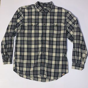 Carhartt Plaid Button Down Shirt Size Large